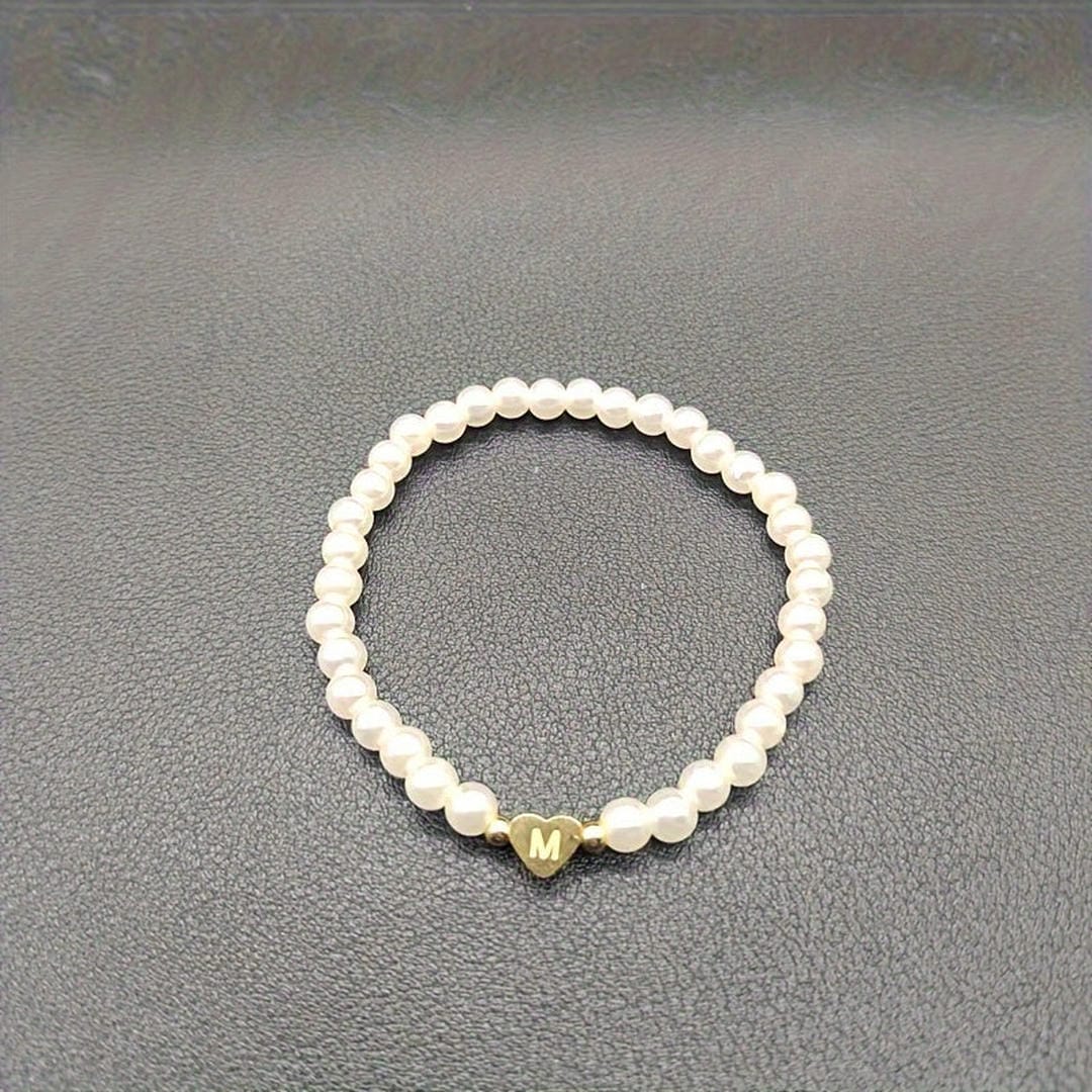 Bracciale con Perle A-Z