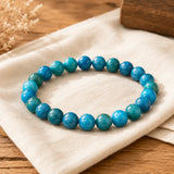 Pulsera de Apatita Azul para la Claridad, la Motivación y la Autoexpresión