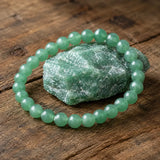 Bracciale in Avventurina Verde per Fortuna, Opportunità e Prosperità