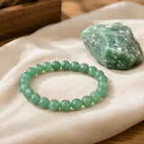 Bracciale in Avventurina Verde per Fortuna, Opportunità e Prosperità