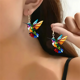 Bellissima Collana a Forma di Colibrì con Orecchini Bonus – Offerta a Tempo Limitato