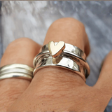Anello a forma di cuore