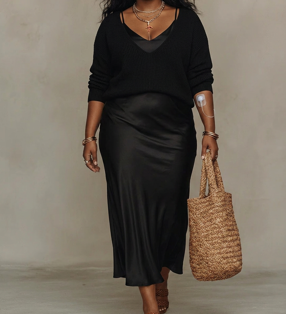 Caterina™ – Elegante Vestido Midi de Satén