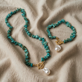 Set di Pendenti in Perle con Chip Boho