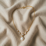 Collana a Goccia in Vite Marquise di Perle
