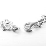 Bracciale in Argento Puro Edizione Limitata con Charm a Forma di Zampa di Cane e Osso