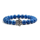 Bracciale con Paws di Perline – Design in Pietra Naturale