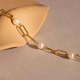 Bracciale in Catena di Perle Senza Tempo