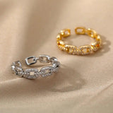 Anello Regolabile in Catena Link Verona