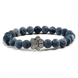Bracciale con Paws di Perline – Design in Pietra Naturale