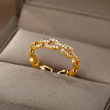 Anello Regolabile in Catena Link Verona