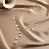 Collana Cascata di Perle Magiche