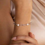 Bracciale in Catena di Perle Senza Tempo