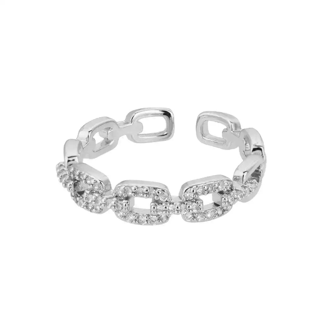 Anello Regolabile in Catena Link Verona
