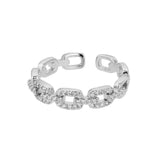Anello Regolabile in Catena Link Verona
