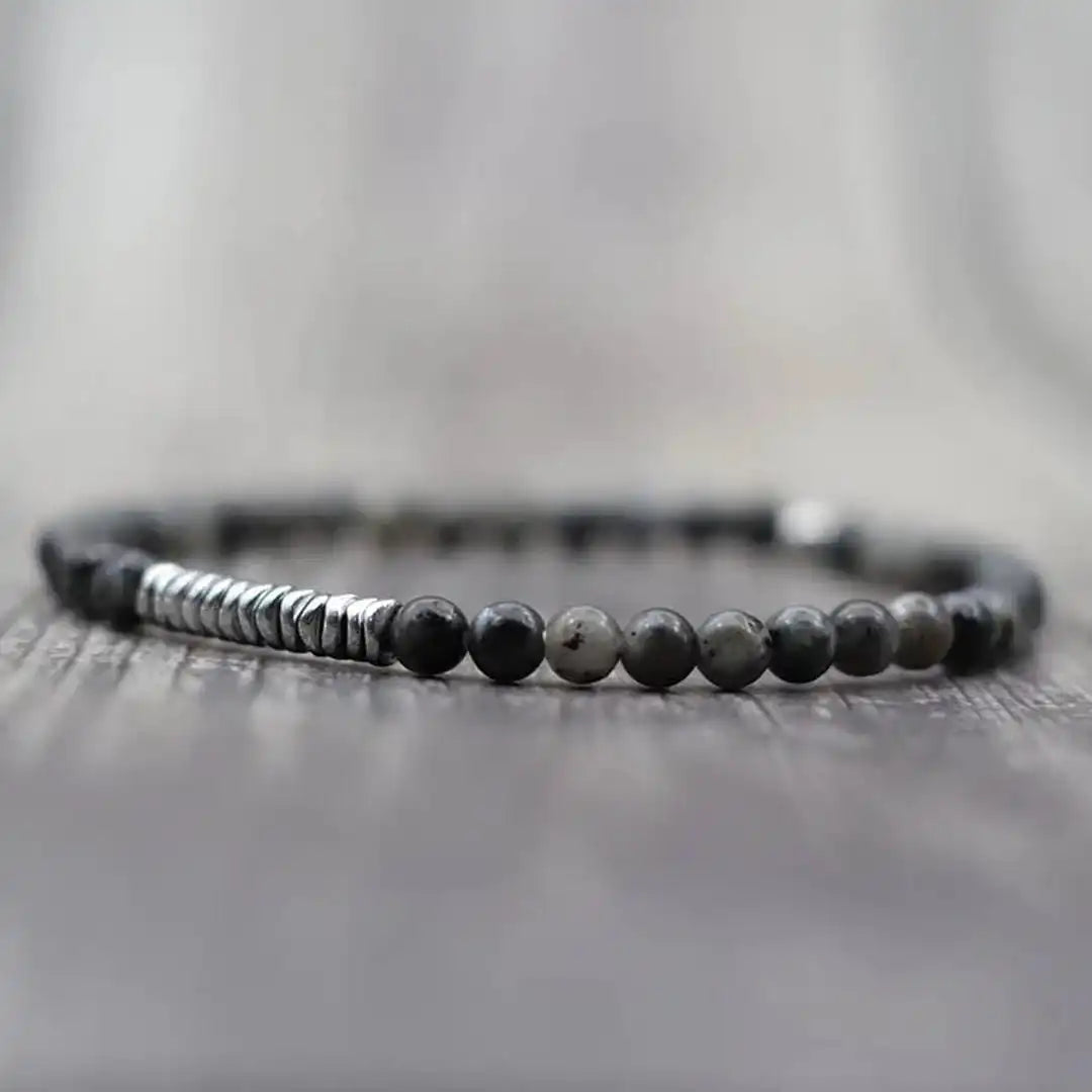 Ermelinda™ - Pulsera Eterna de Piedra Volcánica