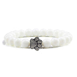 Bracciale con Paws di Perline – Design in Pietra Naturale