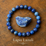 Bracciale in Lapis Lazuli per Verità, Saggezza e Comunicazione Sicura