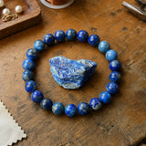Bracciale in Lapis Lazuli per Verità, Saggezza e Comunicazione Sicura