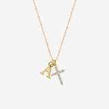 Cherubine™ - Collana con Croce in Cristallo Personalizzata