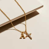 Cherubine™ - Collana con Croce in Cristallo Personalizzata