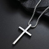 Faresa™ - Collana con Croce a Castone