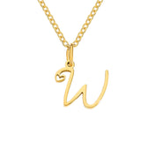 Collana con Iniziale a Forma di Cuore | Oro