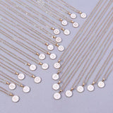 Collana Iniziale Monette | Oro