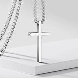 Faresa™ - Collana con Croce a Castone