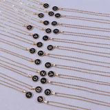 Collana Iniziale Monette | Oro