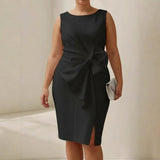 Briony - Abito Classico con Fiocco