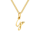 Collana con Iniziale a Forma di Cuore | Oro