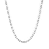 Elanora™ - Collana Tennis in Oro Bianco