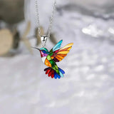 Bellissima Collana a Forma di Colibrì con Orecchini Bonus – Offerta a Tempo Limitato