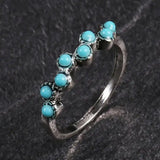 Romina™ - Elegante Anello con Perline Turchesi