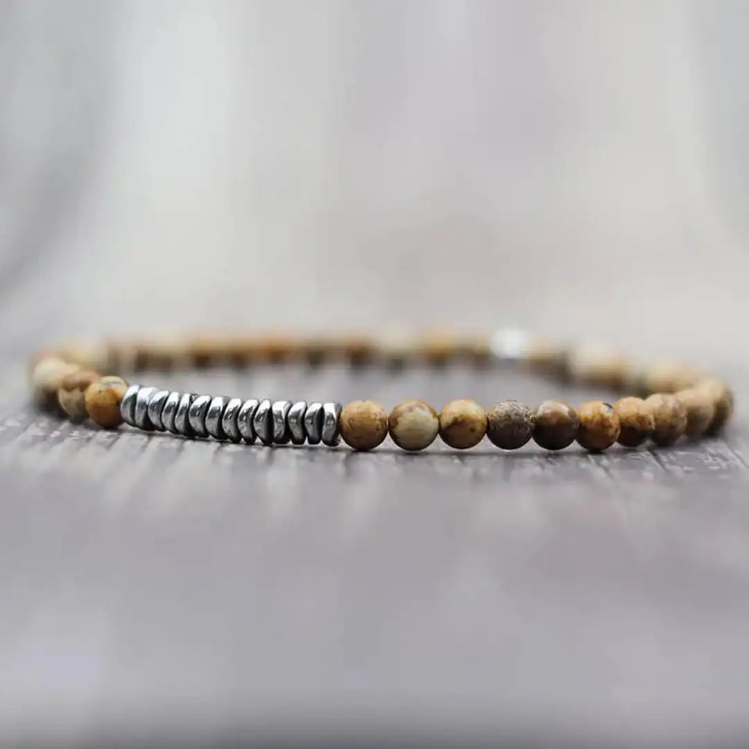 Ermelinda™ - Pulsera Eterna de Piedra Volcánica