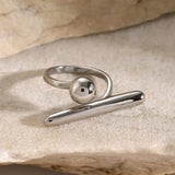 Anello Regolabile in Oro con Stella Senza Tempo