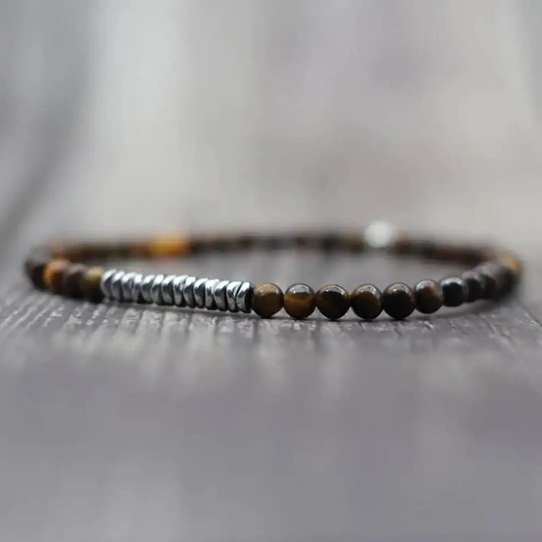 Ermelinda™ - Pulsera Eterna de Piedra Volcánica