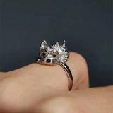 Anello Regolabile in Stile Retro per Cani