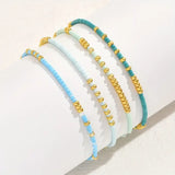 Maddalena™ - Set di 4 Braccialetti Turchesi