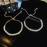 Regolabile Bracciale con Pietre Geometriche
