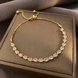 Bracciale in Pietre Geometriche Regolabile