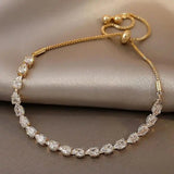 Regolabile Bracciale con Pietre Geometriche