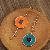 Beatrice™ - Orecchini con Pietra in Bronzo Antico
