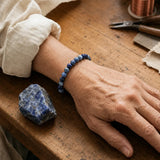 Bracciale in Sodalite per Calma, Chiarezza e Comunicazione Sicura