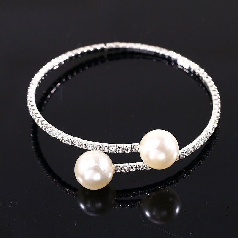 Bracciale Premium Regolabile in Perle