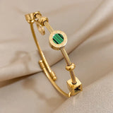 Elore™ - Bracciale con smeraldo