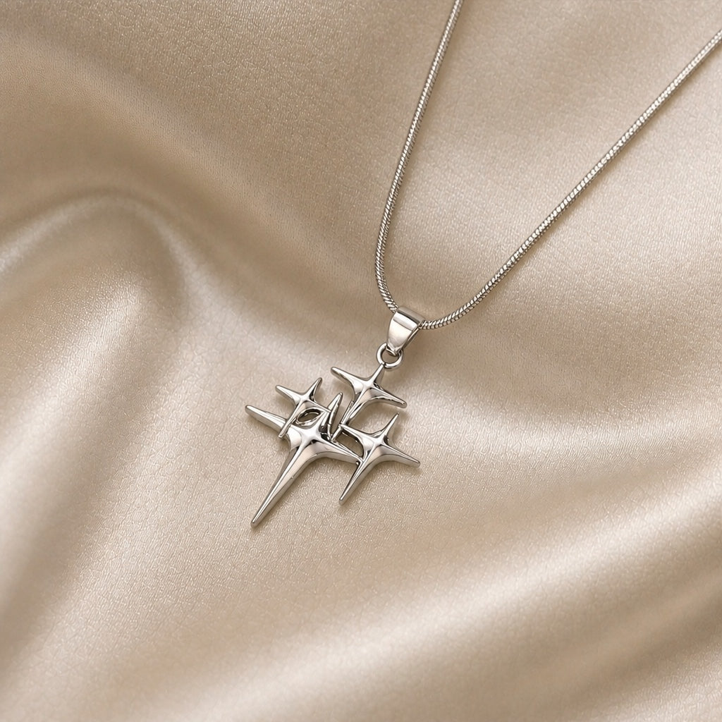 Collar Nordstjerne en oro blanco