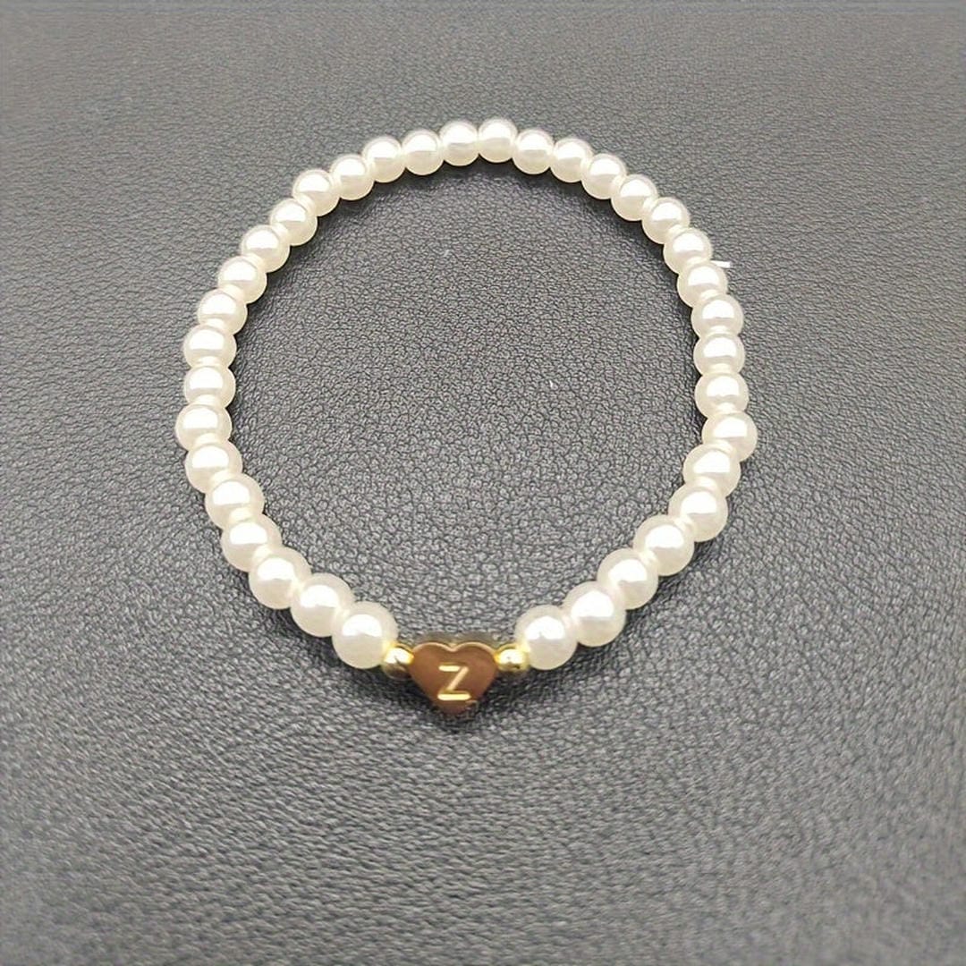 Bracciale con Perle A-Z