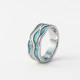 Anello Seasilver Turquoise Bubble